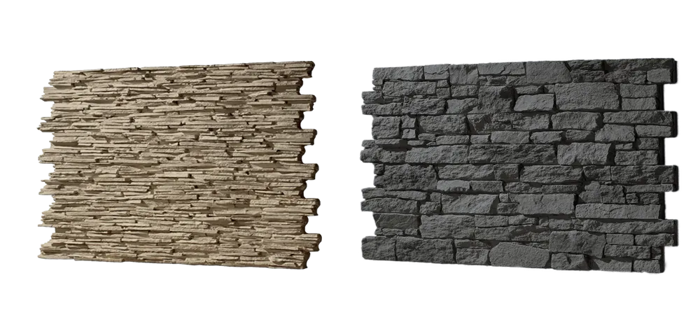 MODERNE WANDVERKLEIDUNG ALMA KOMBINIERT MIT CEMENTO
