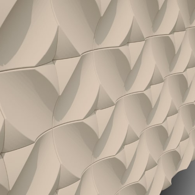 Pannello murale 3D Arquitek Blom Eco Luxer – vista 3