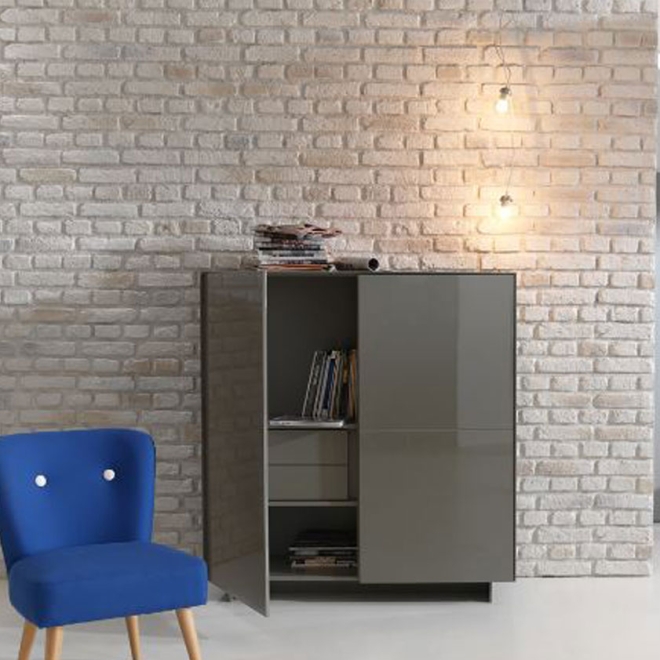 Panneau mural effet brique Urban – teinte PR512 blanc antique