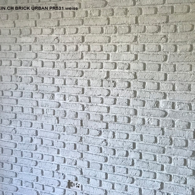Panneau mural effet brique Urban – teinte PR511 blanc – vue 5