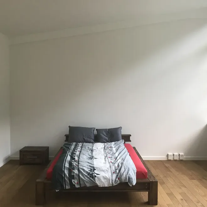 Panneau mural effet brique Loft – avant la pose