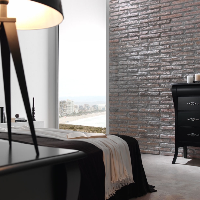 Panneau mural effet brique Ladrillo Viejo – vue 4