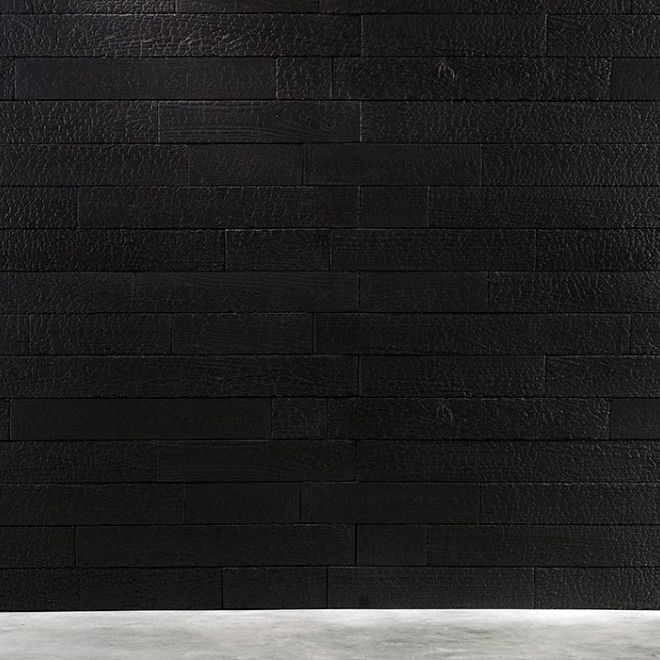 Pannello murale effetto legno bruciato Remember Little Burned – vista 2