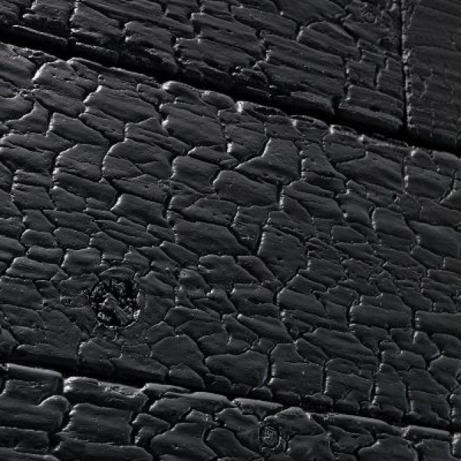 Pannello murale effetto legno bruciato Remember Little Burned – vista 4