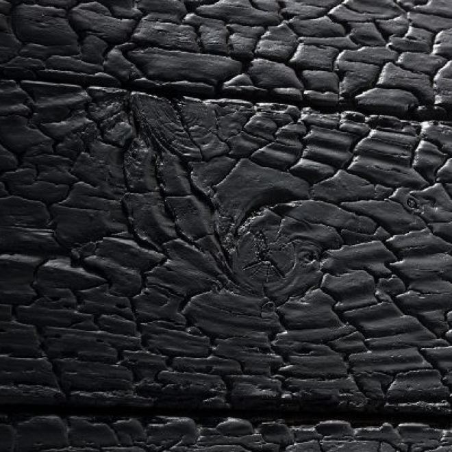 Pannello murale effetto legno bruciato Remember Little Burned – vista 5