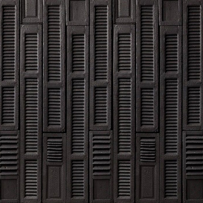Panneau mural effet bois brûlé Remember Shutter – vue 4