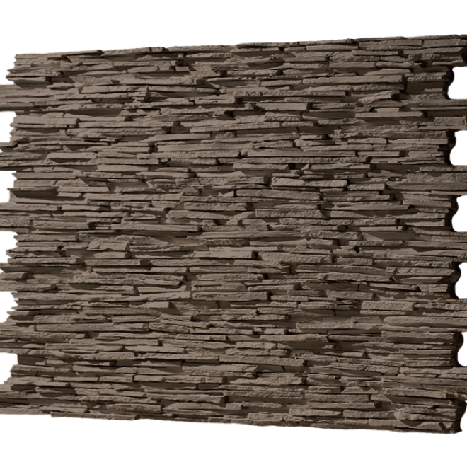 Pannello murale effetto pietra Pizarra Alpes – tonalità PR441 marrone