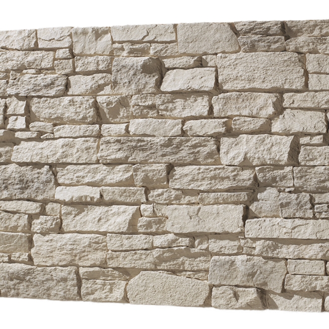 Panneau mural effet pierre Nepal – teinte PR425 blanc italien