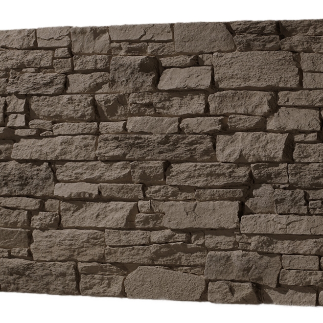 Panneau mural effet pierre Nepal – teinte PR421 brun