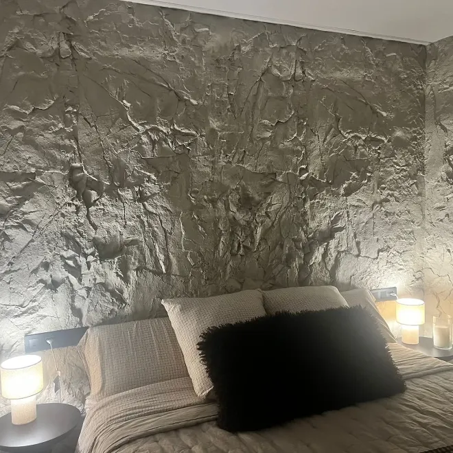 Pannello murale effetto roccia Roca Organic – misure 135,5 × 235 cm
