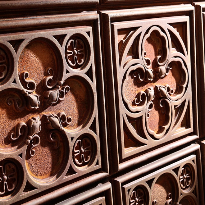 Panel ścienny ze sztukaterią Vintage Alhambra