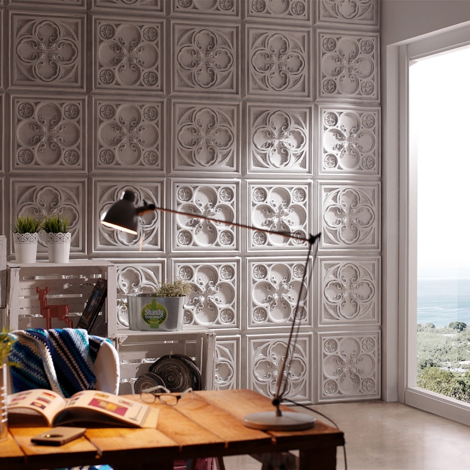 Panel ścienny ze sztukaterią Vintage Alhambra – widok 12