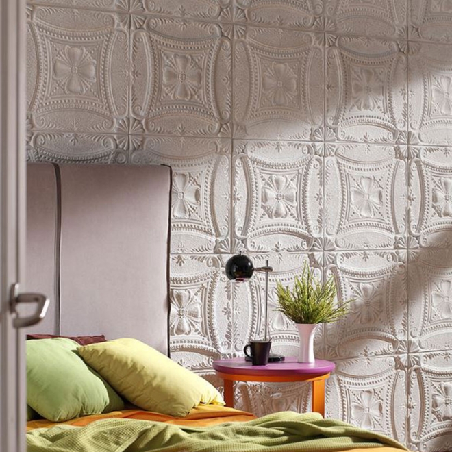 Pannello murale effetto stucco Vintage Chantilly