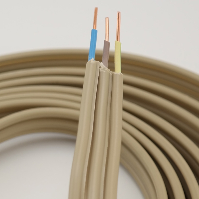 Câble plat 230 V, 3 × 1,5 mm² – vue 3