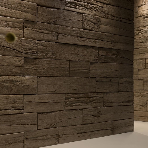 Pannello murale effetto legno Forest Rustic